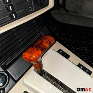 BMW 3 Series Gear Shift Knob - Omac - With Button - Walnut - '98-'06